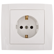 Priza schuko 10A Alb HAKAN